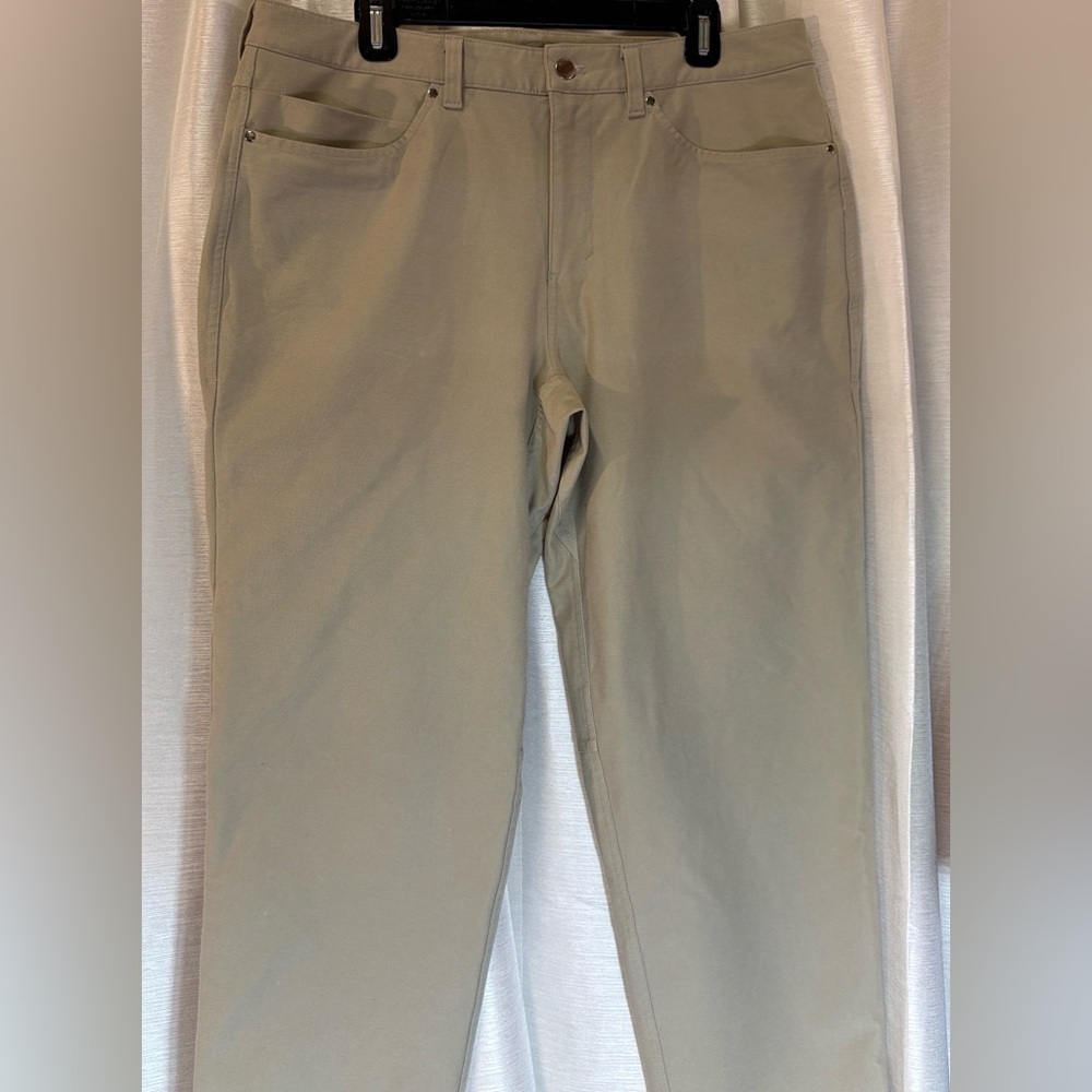 Lululemon ABC Slim Fit Pant Warpstreme Grey Sage 34x26 Custom Hem - Picture 7 of 11
